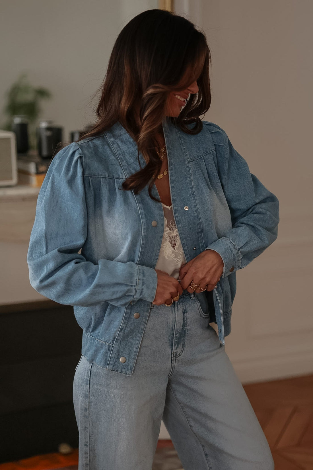 Veste Alma bleu clair