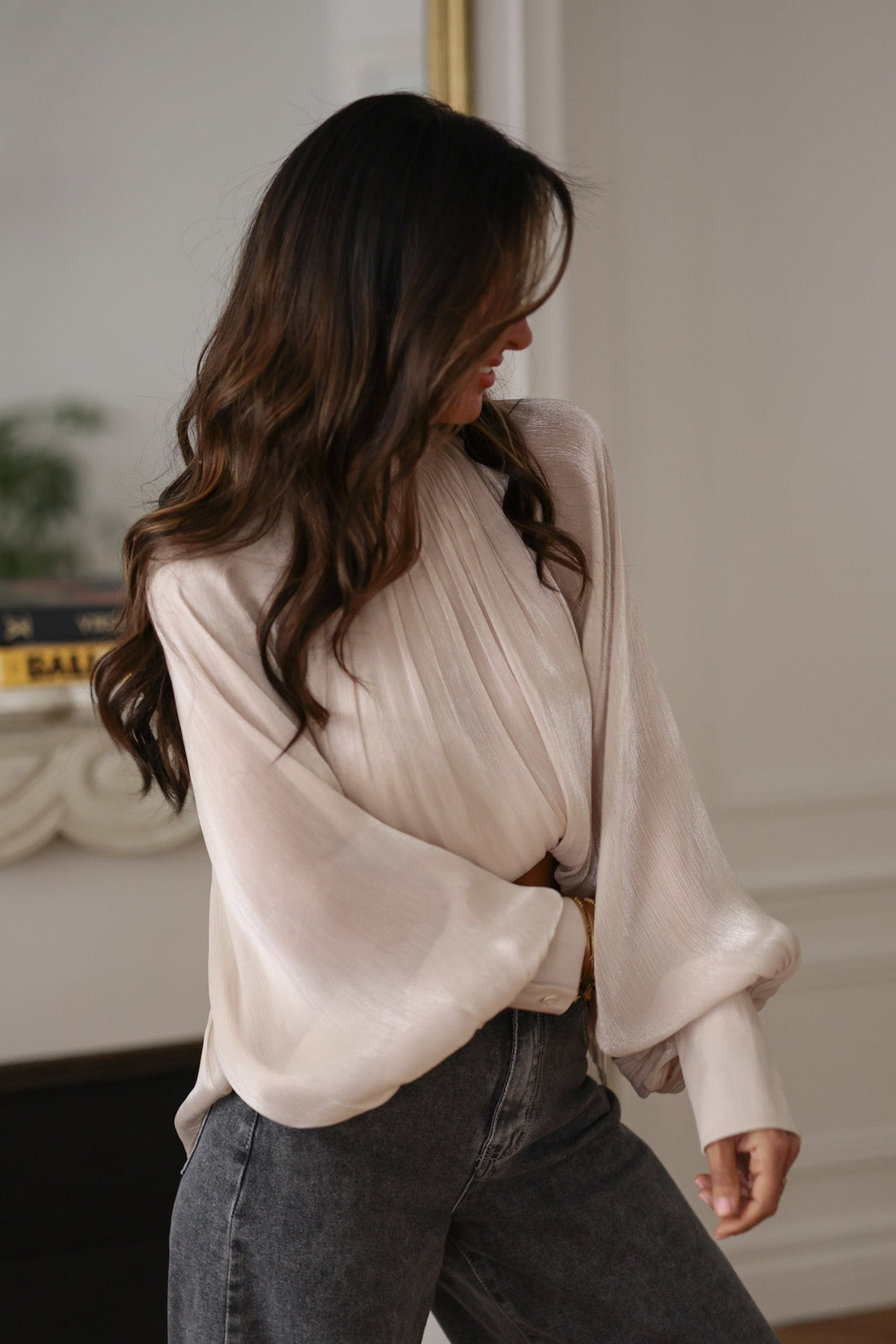 Blouse Ophélia beige