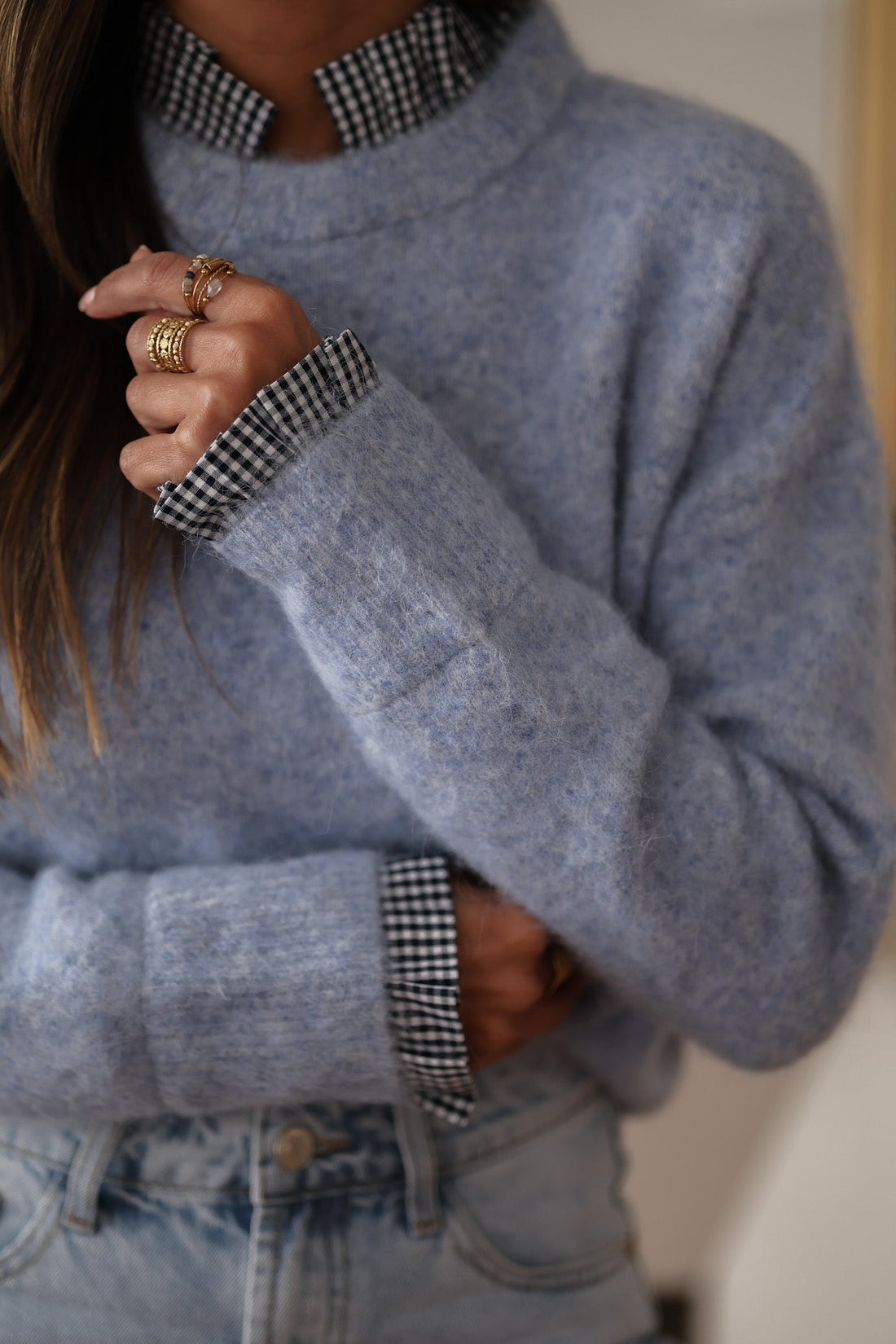 Pull Léonie bleu ciel