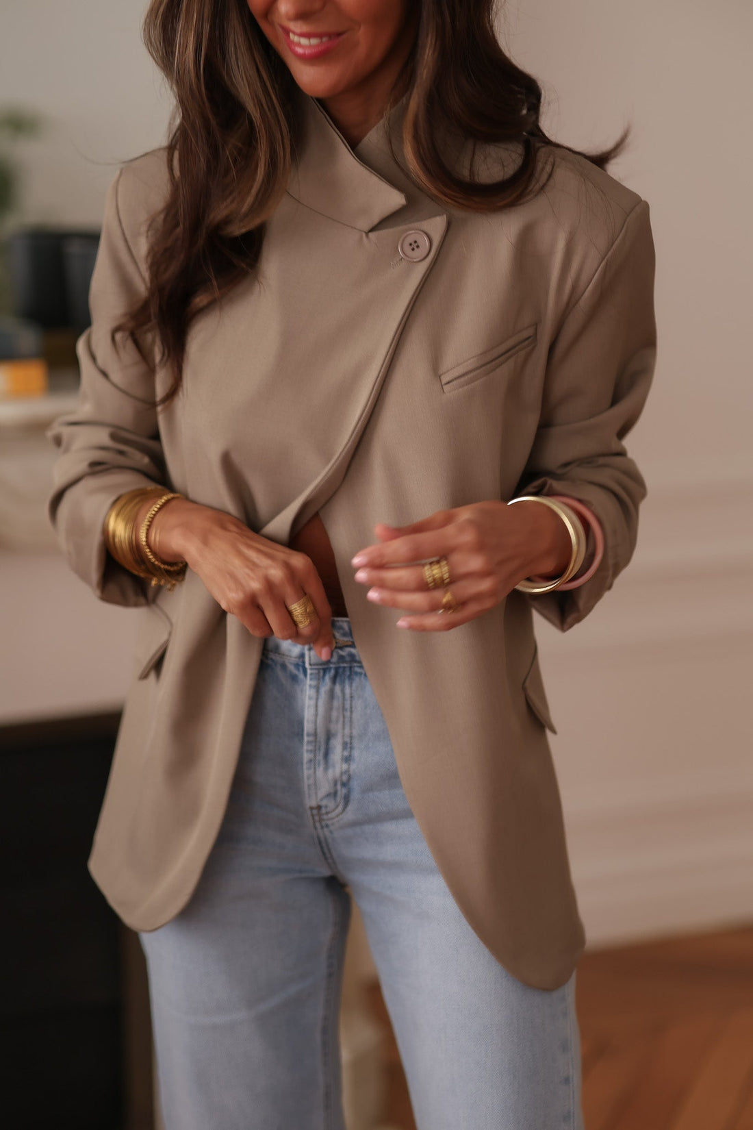 Blazer Clara taupe