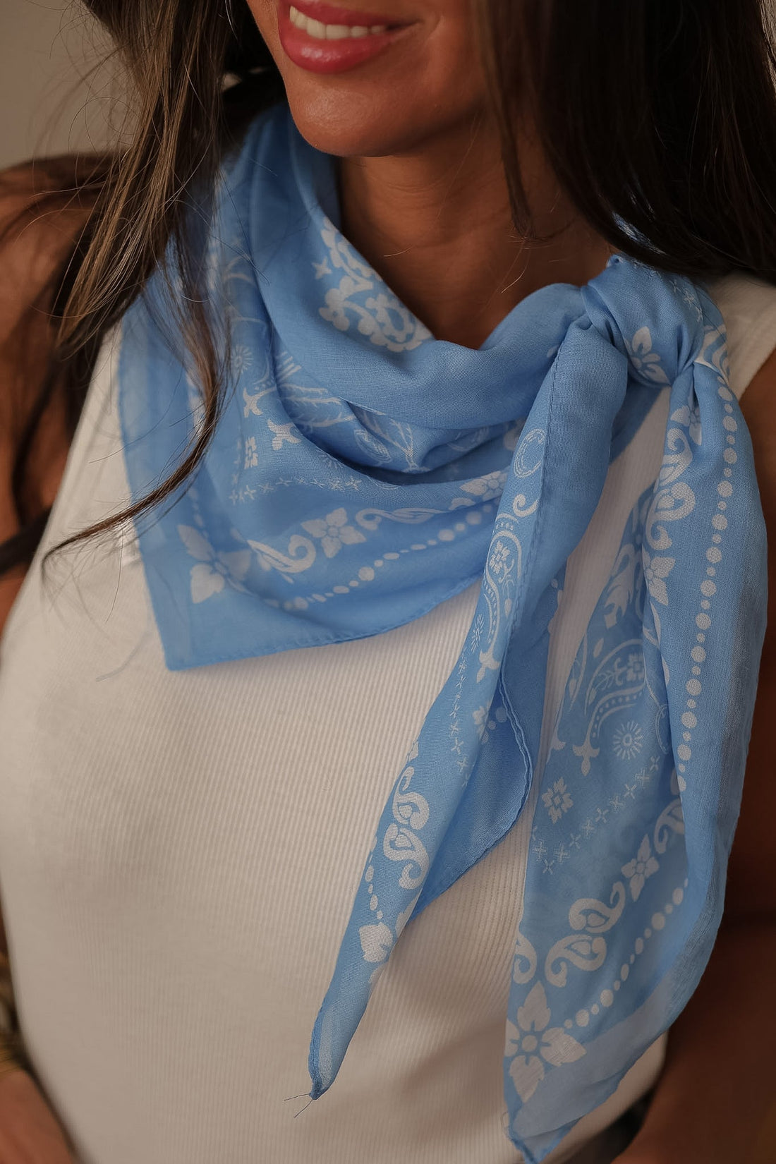 Bandana bleu