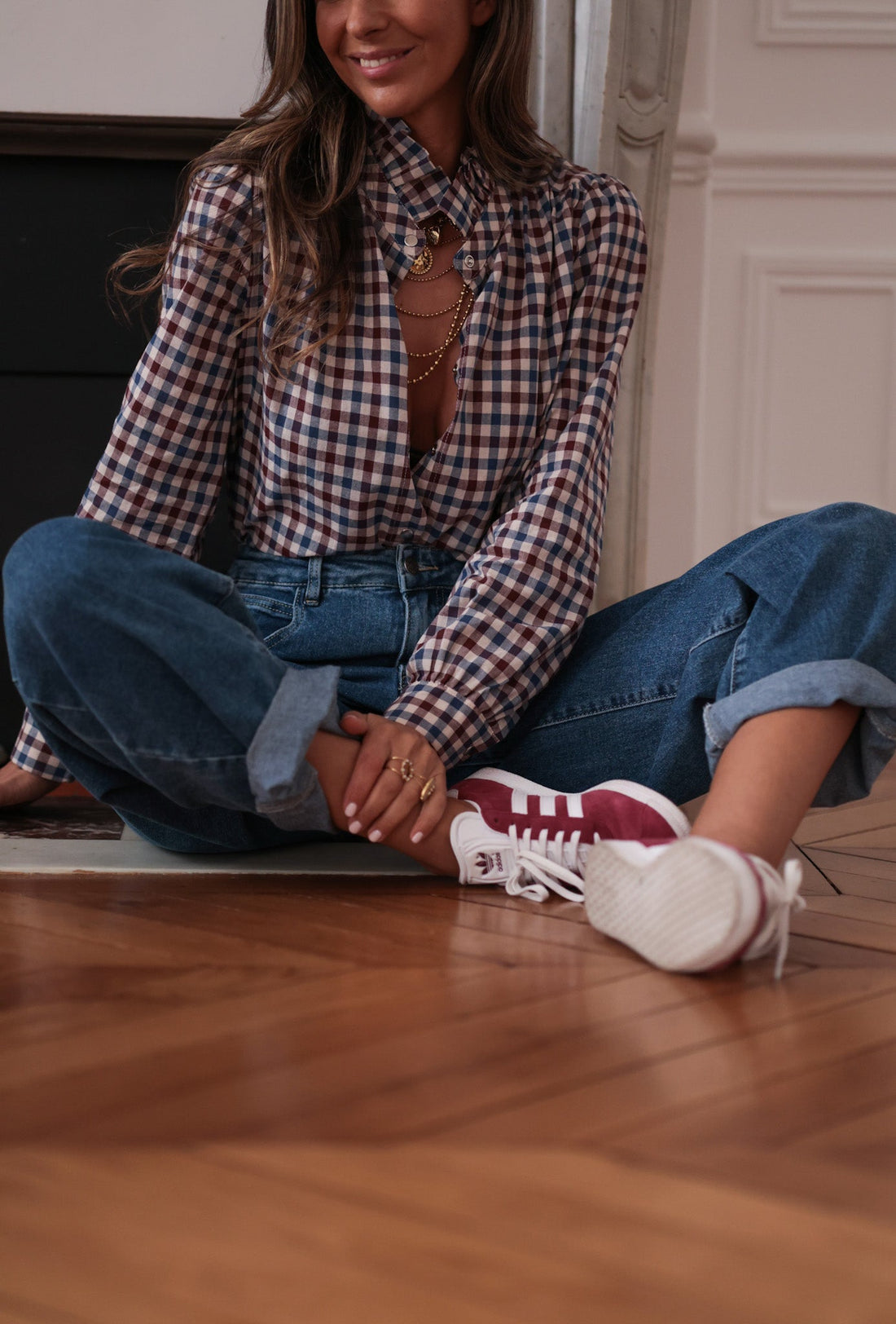 Chemise Ninon à carreaux