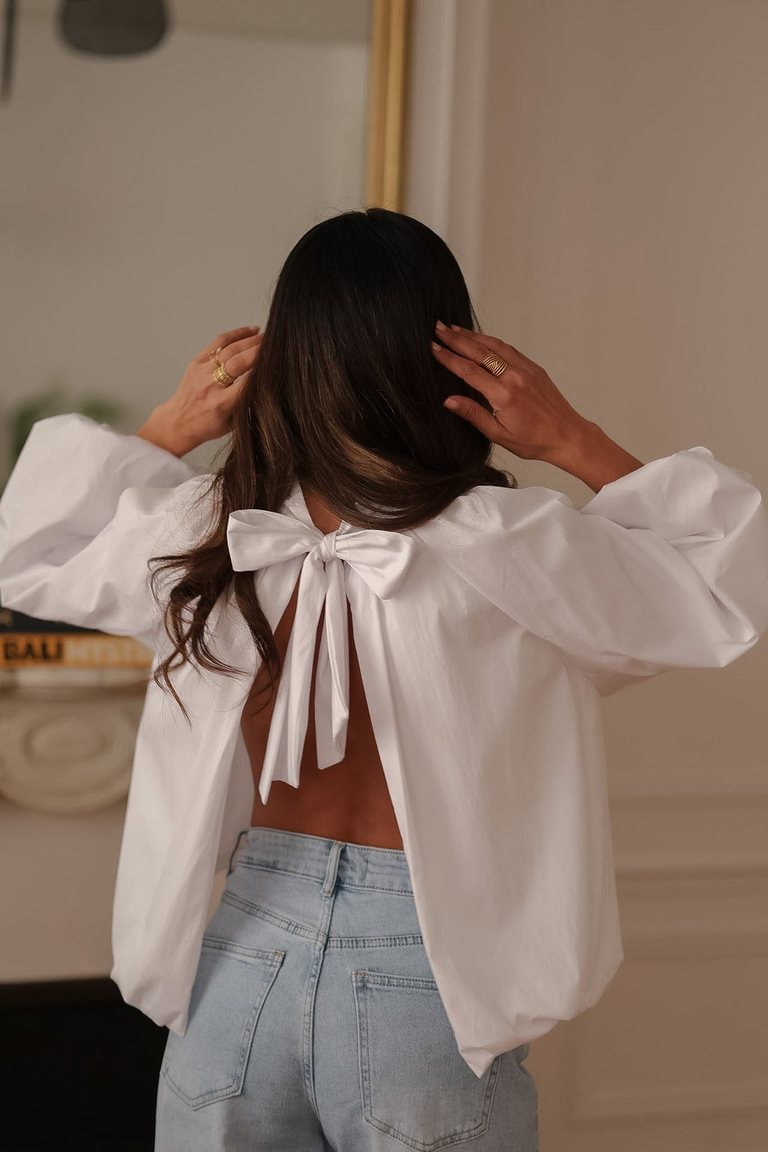 Blouse Oxana blanche
