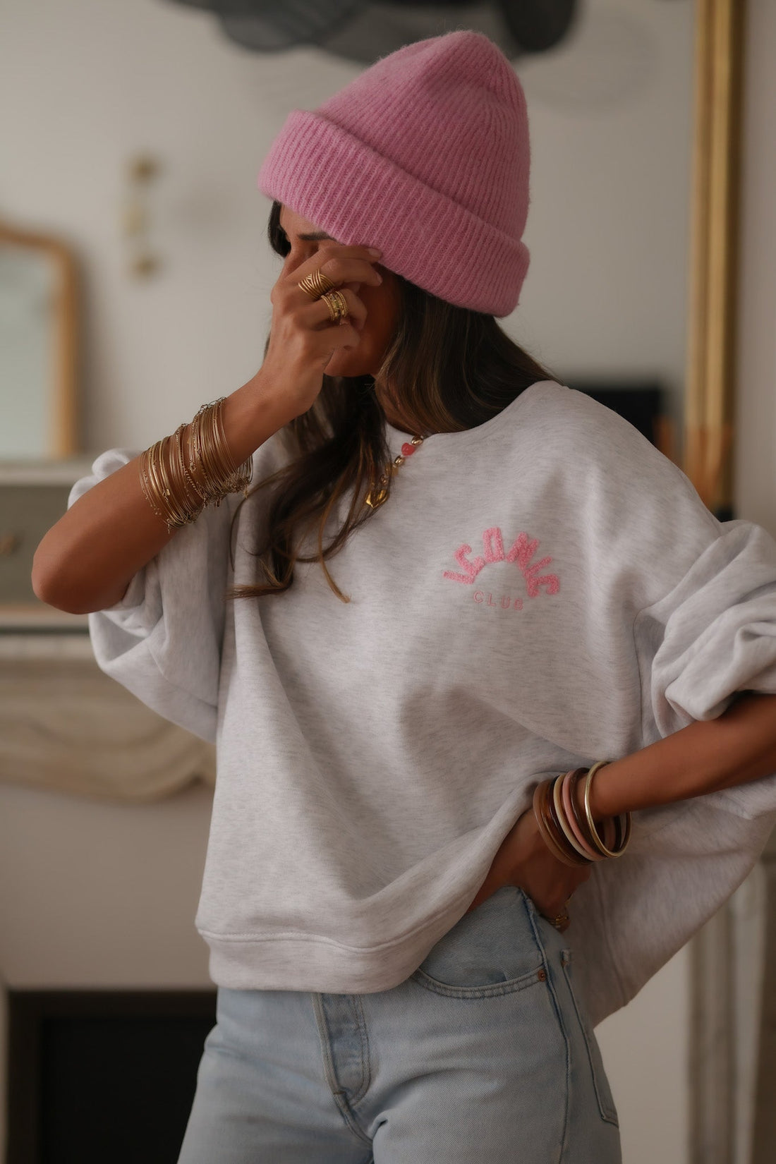 Sweat Iconic club gris