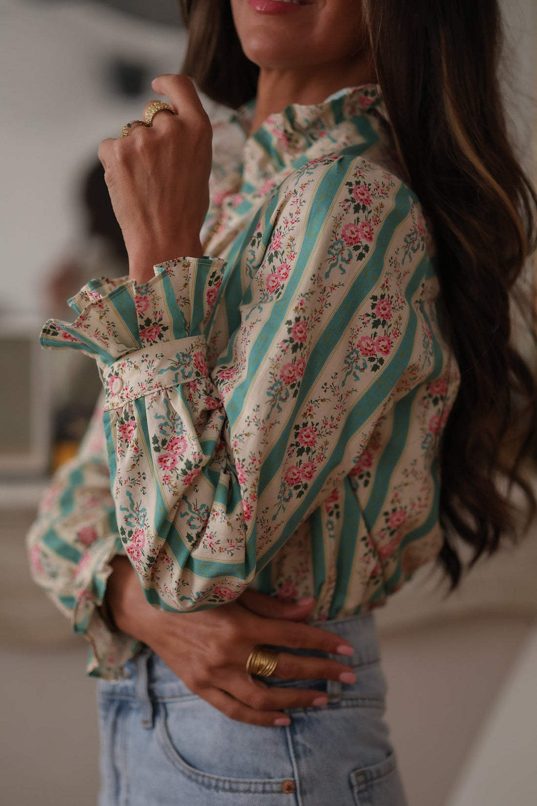 Chemise Lya verte