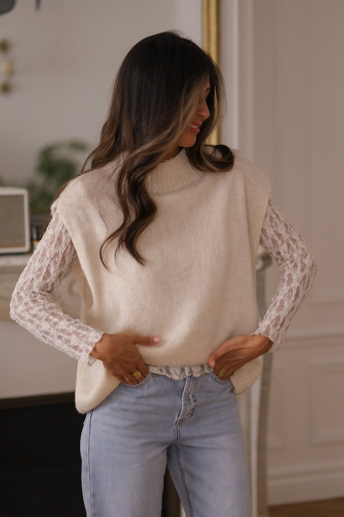 Pull Chloé écru