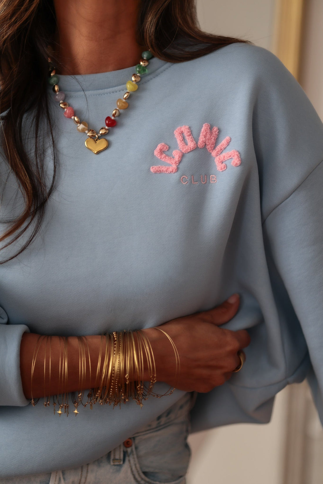 Sweat Iconic club bleu
