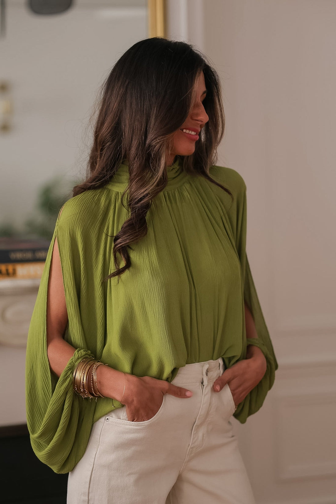 Blouse Jess verte