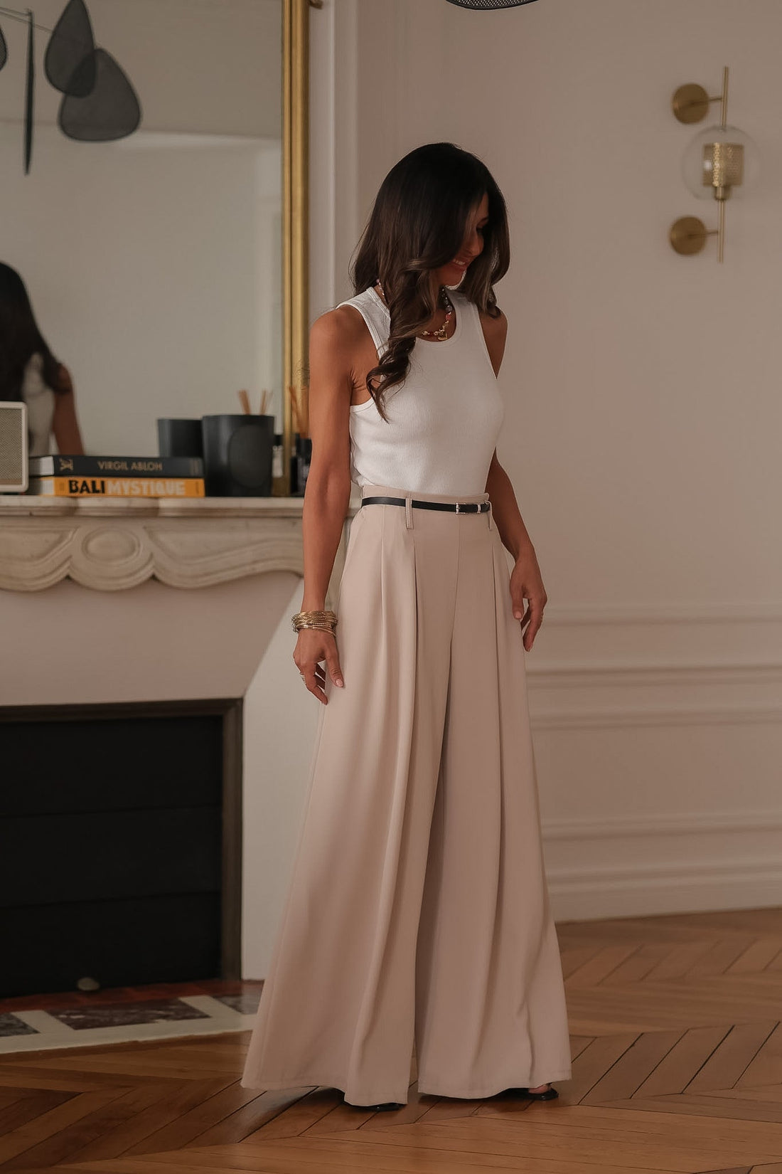 Pantalon Alban beige