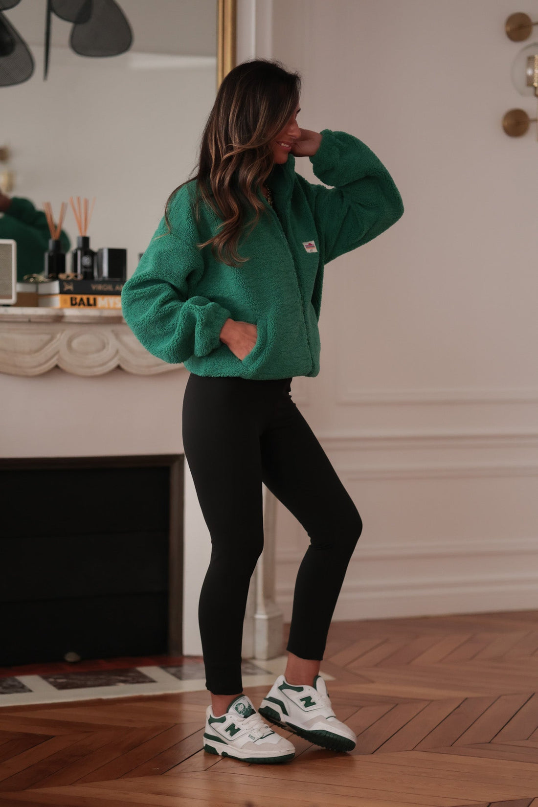 Veste polaire Johane vert