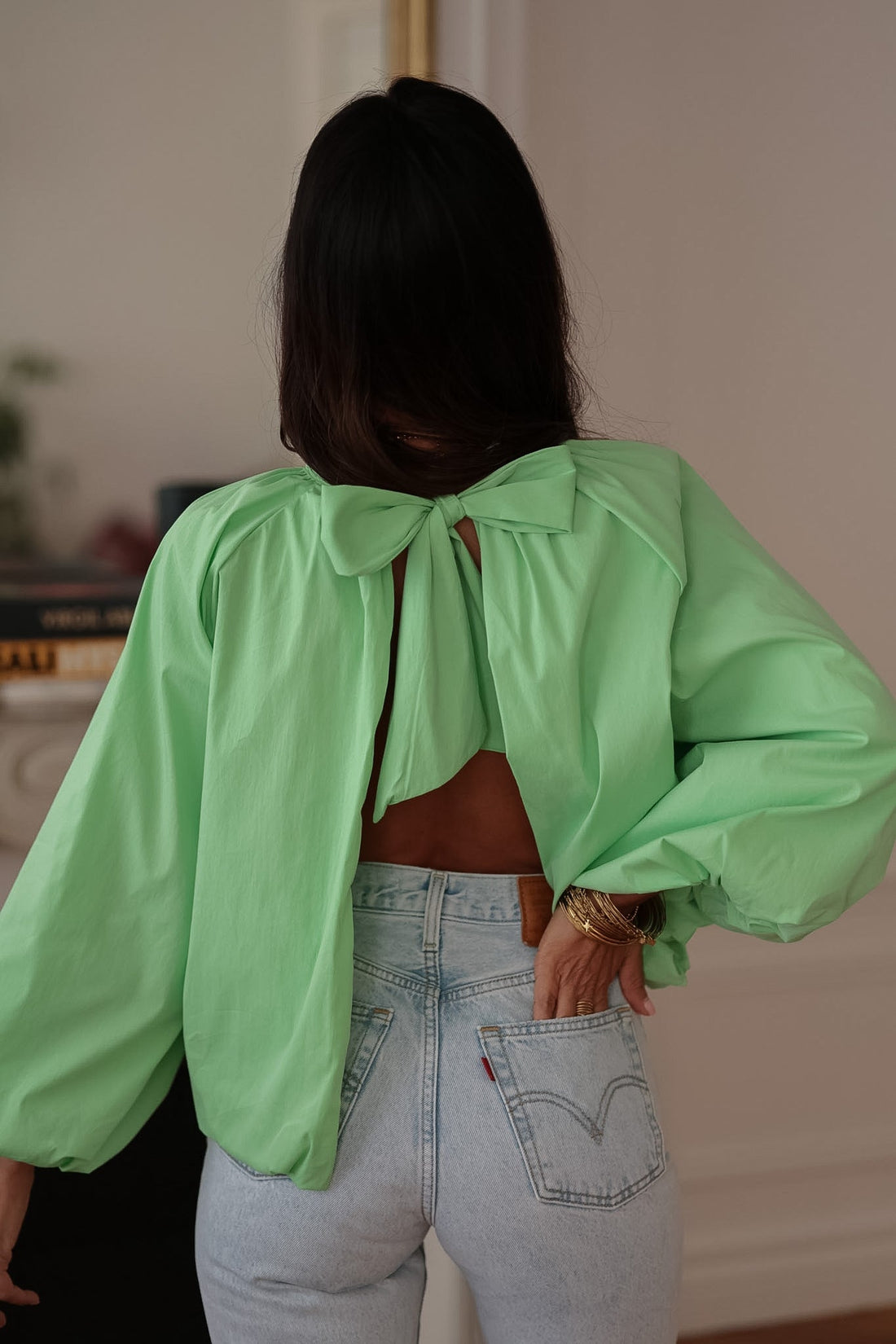 Blouse Oxana vert anis