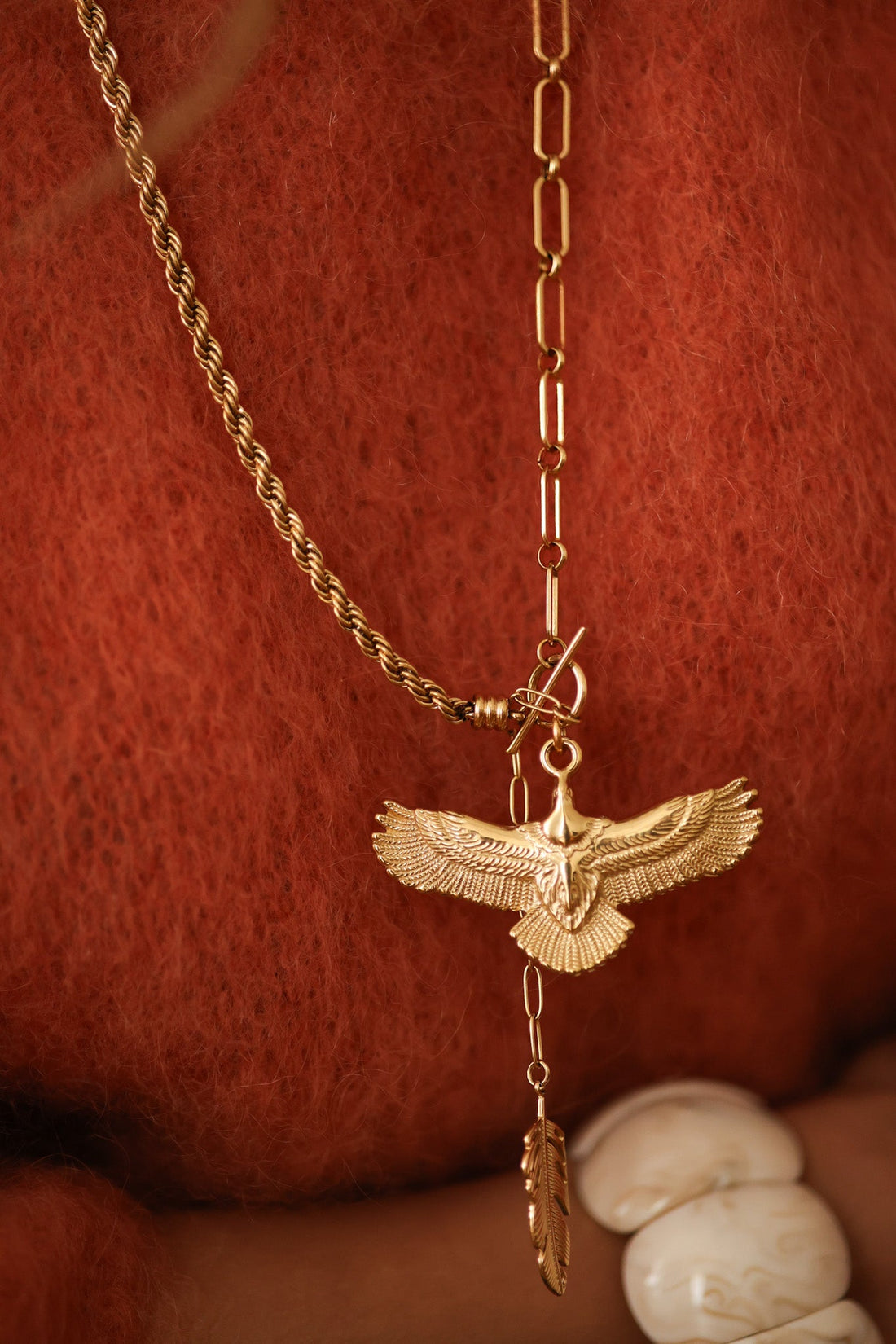 Collier sautoir Aigle