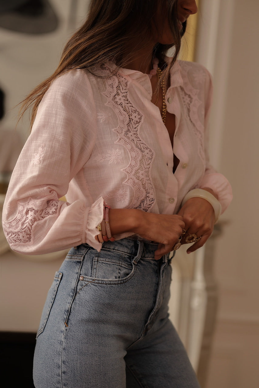 Blouse Catarina rose