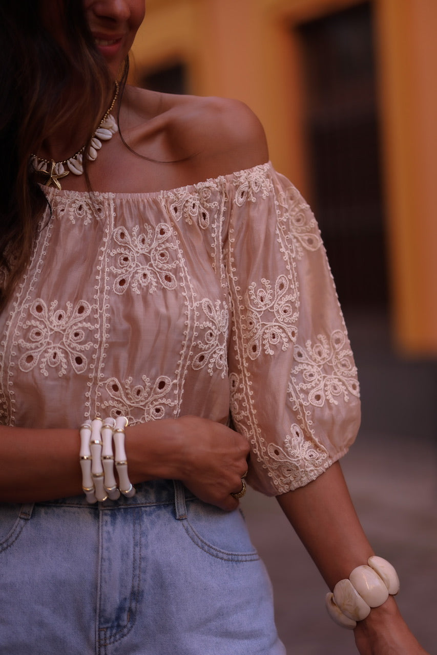 Blouse Dune nude