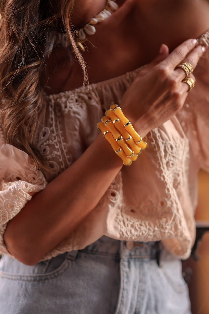 Bracelet Deva jaune