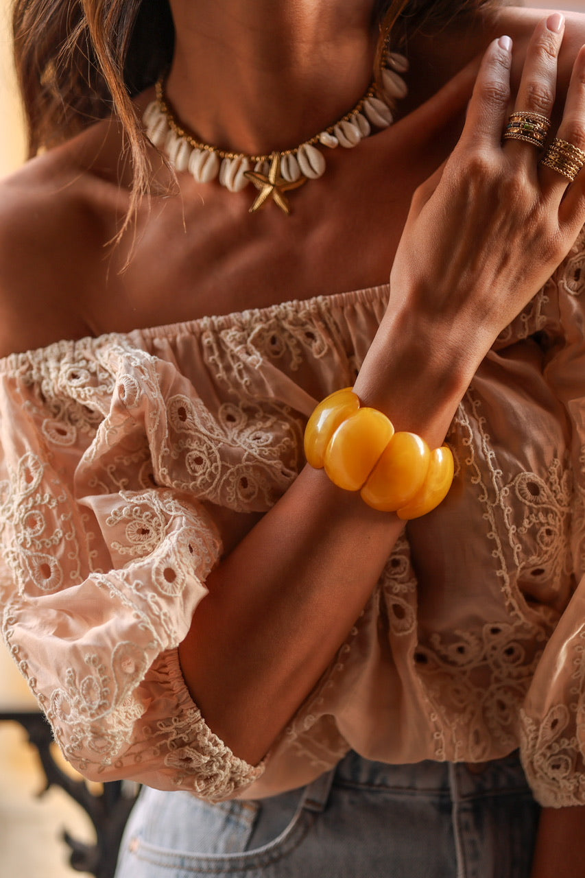 Bracelet Séville jaune