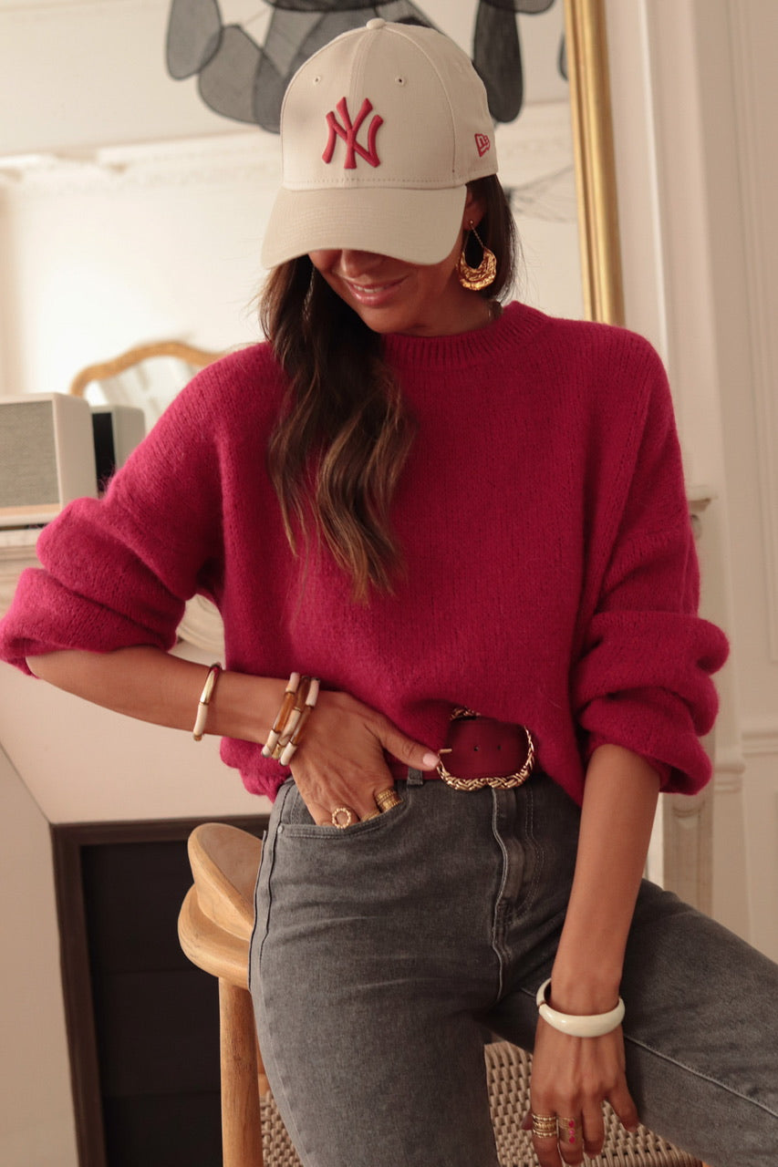 Pull Catalina framboise