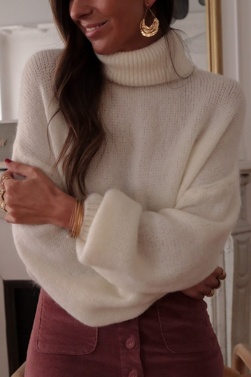 Pull Marilou écru
