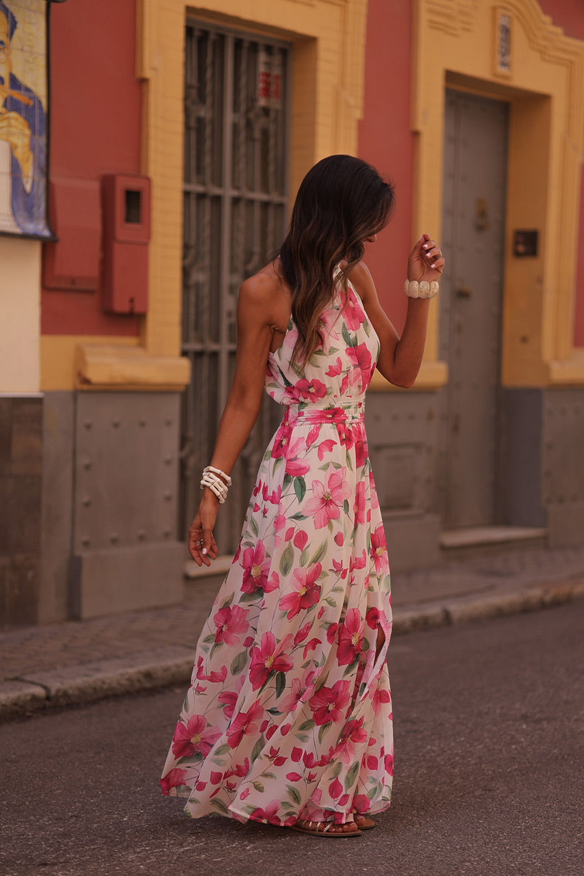 Robe Laly à fleurs