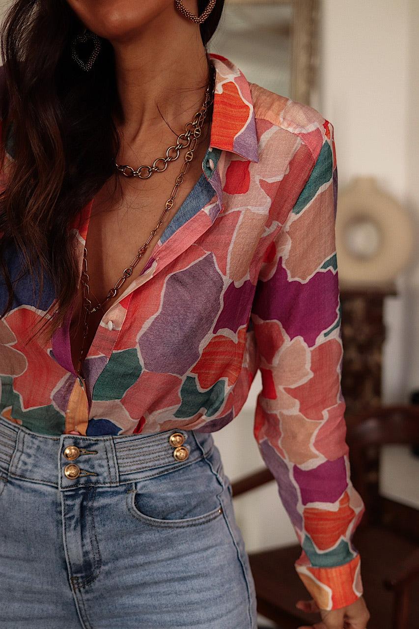 Chemise Fabia rose